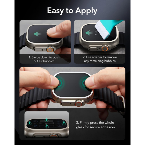 ESR Apple Watch Ultra 3 49mm Bumper Klf-Titanium
