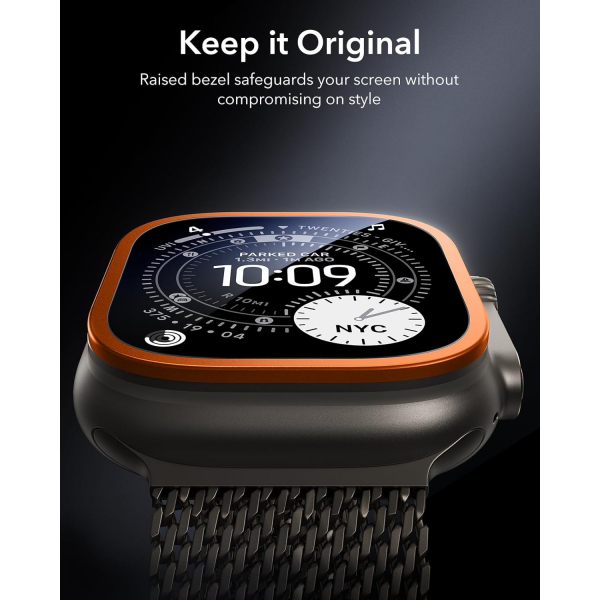 ESR Apple Watch Ultra 3 49mm Bumper Klf-Titanium Orange