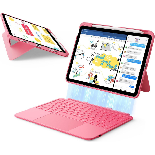 ESR Apple iPad A16 Flex Klavyeli Klf (10.9/11 in)-Pink