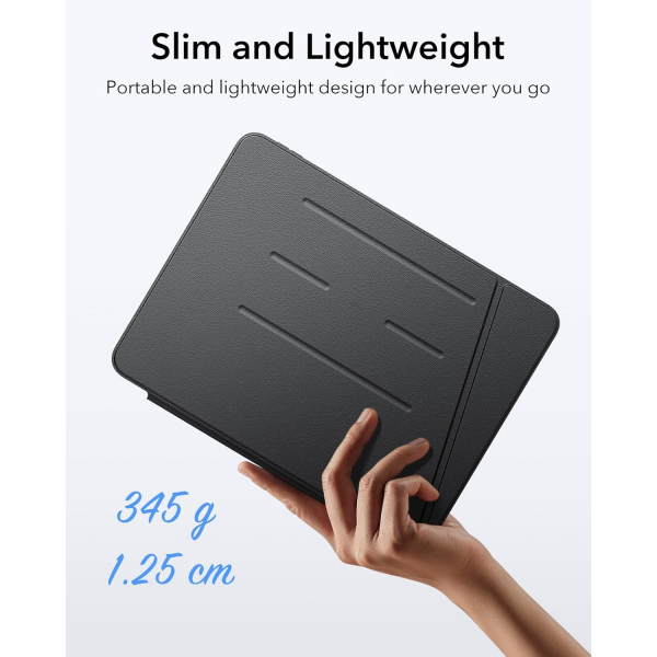 ESR Apple iPad Air M2/M3 Flip Manyetik Klf (11 in)-Black