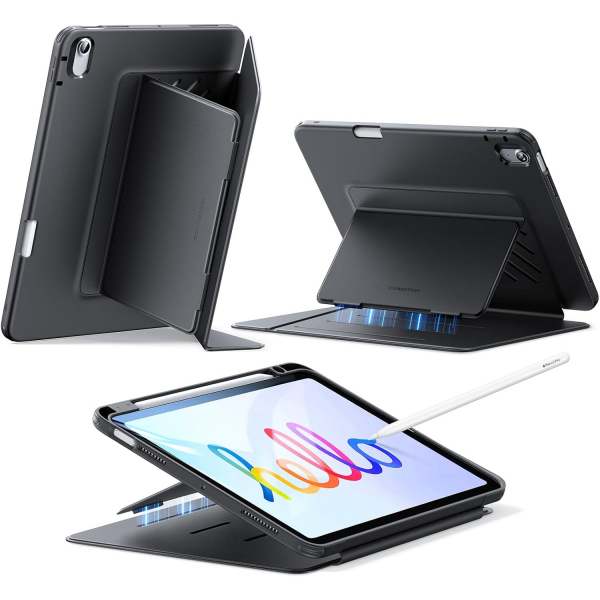 ESR Apple iPad Air M2/M3 Flip Manyetik Klf (11 in)-Black