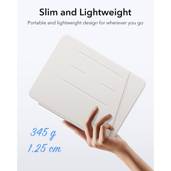 ESR Apple iPad Air M2/M3 Flip Manyetik Klf (11 in)-Starlight