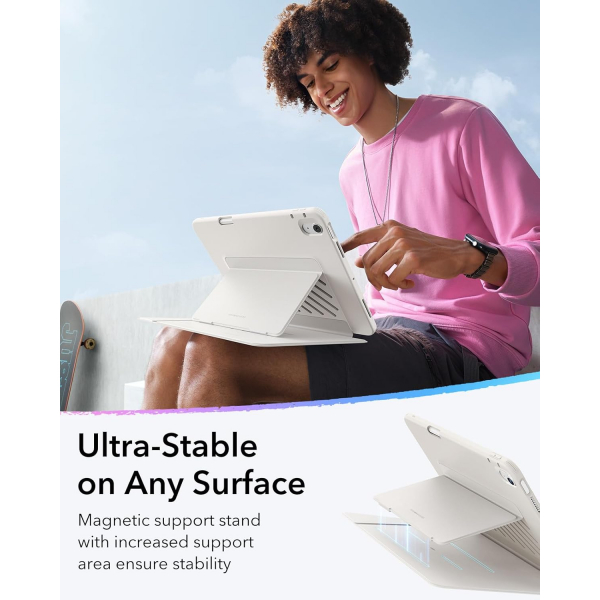 ESR Apple iPad Air M2/M3 Flip Manyetik Klf (11 in)-Starlight