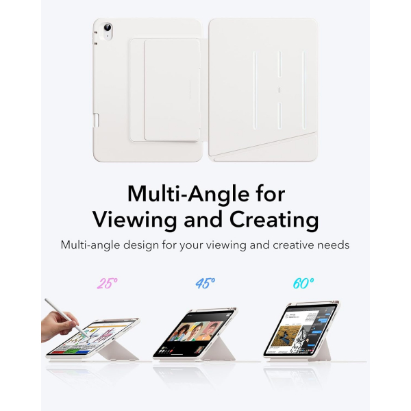 ESR Apple iPad Air M2/M3 Flip Manyetik Klf (11 in)-Starlight