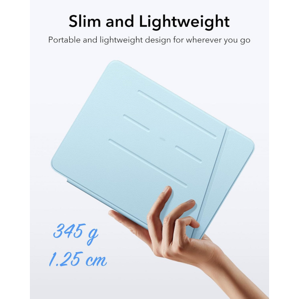 ESR Apple iPad Air M2/M3 Flip Manyetik Klf (11 in)-Sky Blue