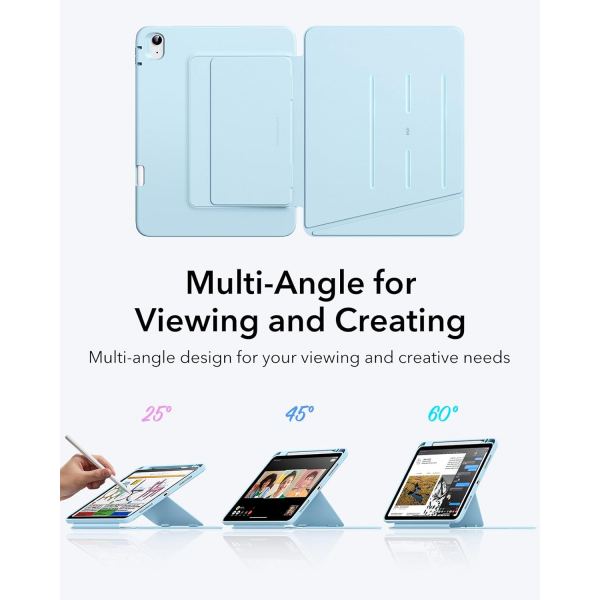 ESR Apple iPad Air M2/M3 Flip Manyetik Klf (11 in)-Sky Blue