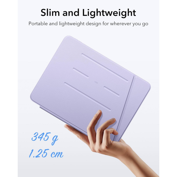 ESR Apple iPad Air M2/M3 Flip Manyetik Klf (11 in)-Purple