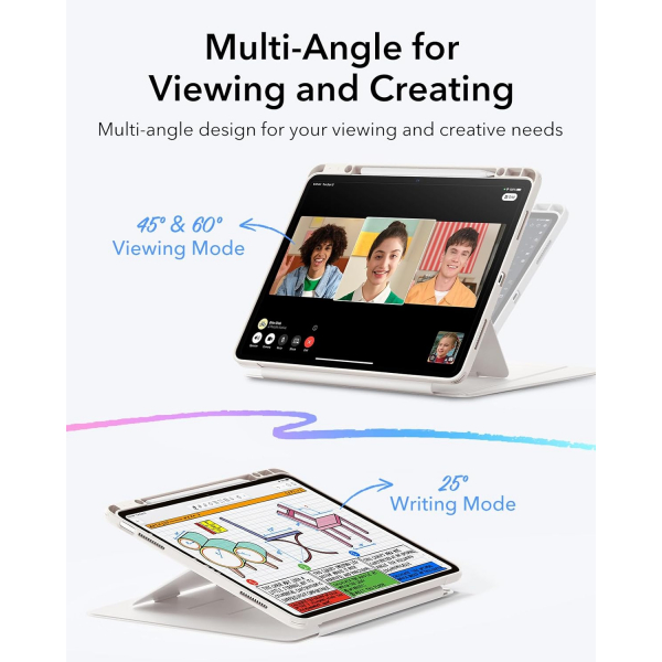ESR Apple iPad Air M2/M3 Flip Klf (13 in)-Starlight