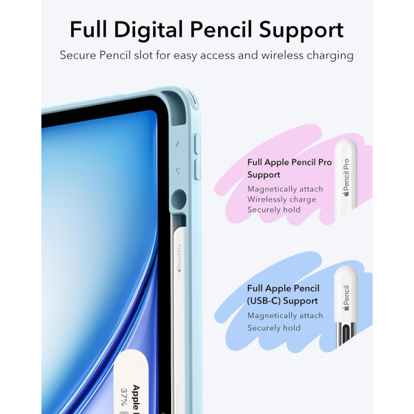 ESR Apple iPad Air M2/M3 Flip Klf (13 in)-Sky Blue