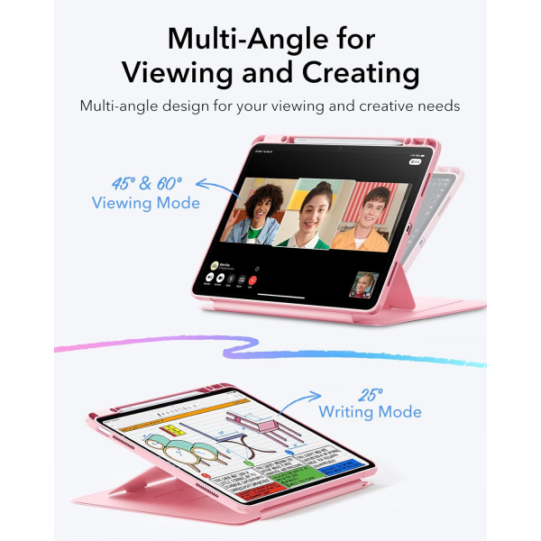 ESR Apple iPad Air M2/M3 Flip Klf (13 in)-Pink