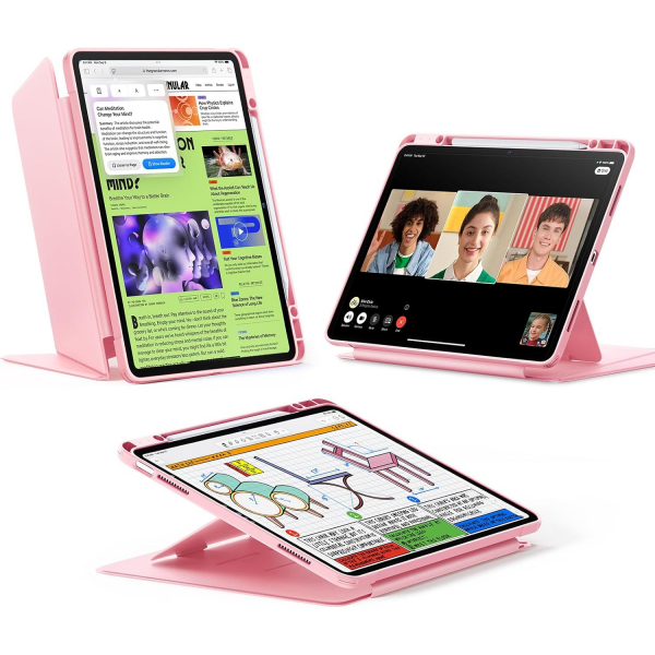 ESR Apple iPad Air M2/M3 Flip Klf (13 in)-Pink