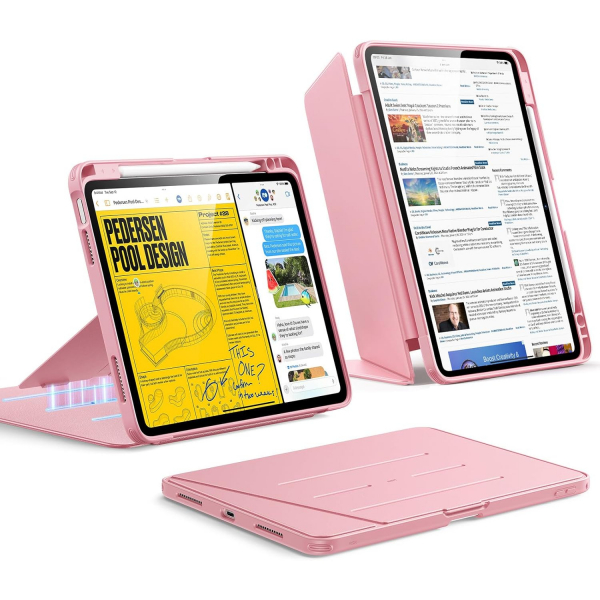 ESR Apple iPad Air M4/M3/M2 Flip Manyetik K�l�f(11 in�)-Pink