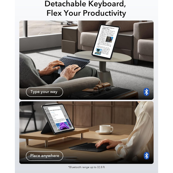 ESR Apple iPad Pro M4 Klavyeli Klf (13 in)