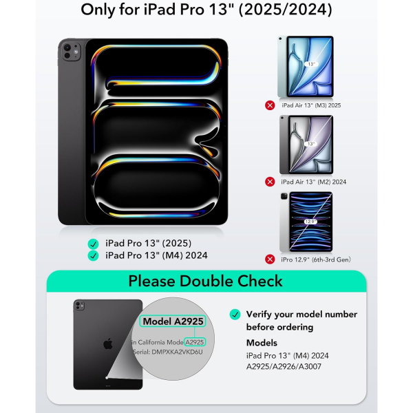 ESR Apple iPad Pro M4 Klavyeli Klf (13 in)