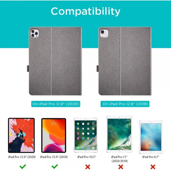 ESR Apple iPad Pro Urban Standl Klf (12.9 in) (2020)-Twilight