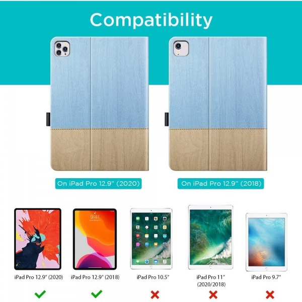 ESR Apple iPad Pro Urban Standl Klf (12.9 in) (2020)-Sky