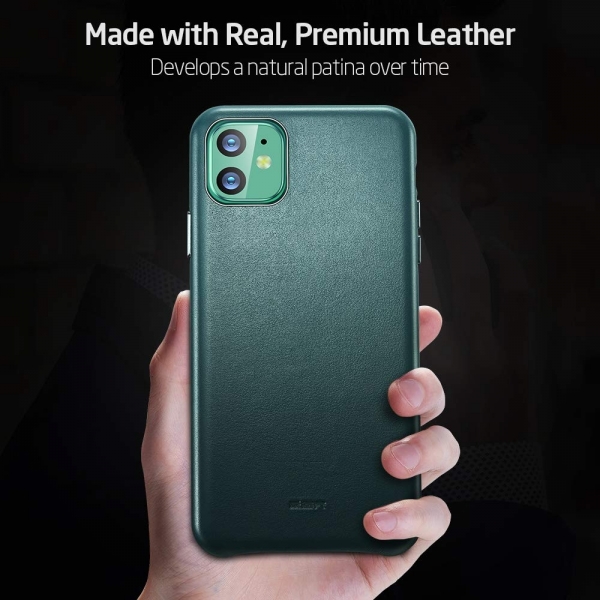 ESR Apple iPhone 11 Deri Klf-Green