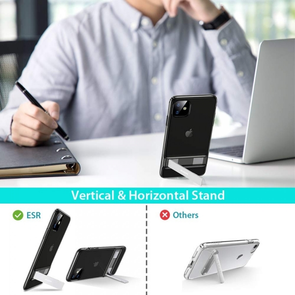 ESR Apple iPhone 11 Standl� K�l�f-Clear Black