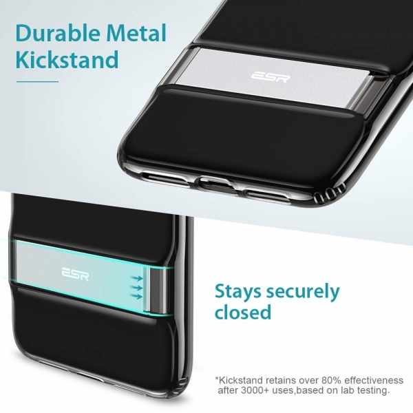 ESR Apple iPhone 11 Standl� K�l�f-Clear Black