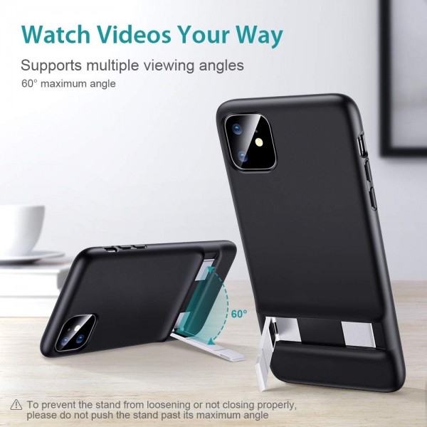 ESR Apple iPhone 11 Standl� K�l�f-Black