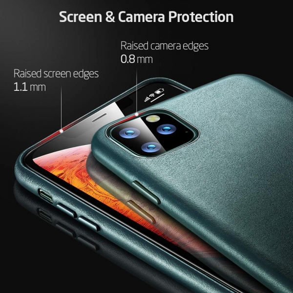 ESR Apple iPhone 11 Pro Max Deri Klf-Green