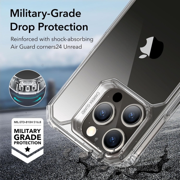 ESR Apple iPhone 15 Pro Armor Klf(MIL-STD-810G)-Clear