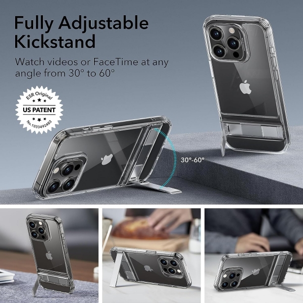 ESR Apple iPhone 15 Pro Kickstand Klf-Clear