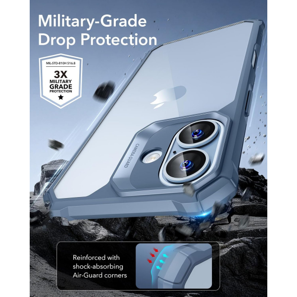ESR Apple iPhone 16 Armor Klf -Clear Blue
