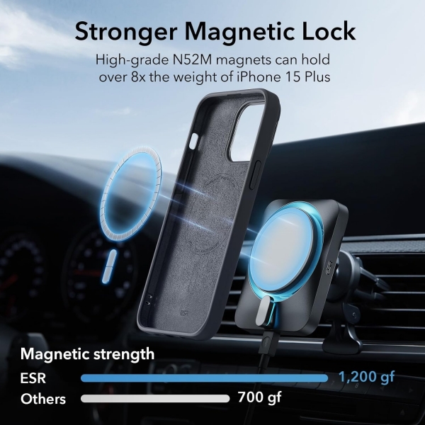 ESR Apple iPhone 15 Plus Standl Klf(MIL-STD-810G)   -Black