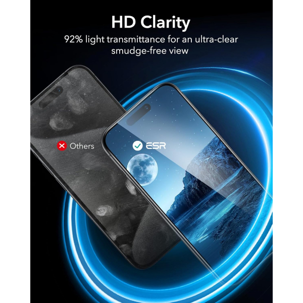 ESR iPhone 16/15 Privacy Cam Ekran Koruyucu (3 Adet)