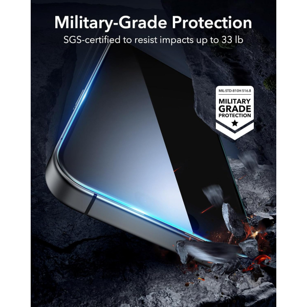 ESR iPhone 16/15 Privacy Cam Ekran Koruyucu (3 Adet)