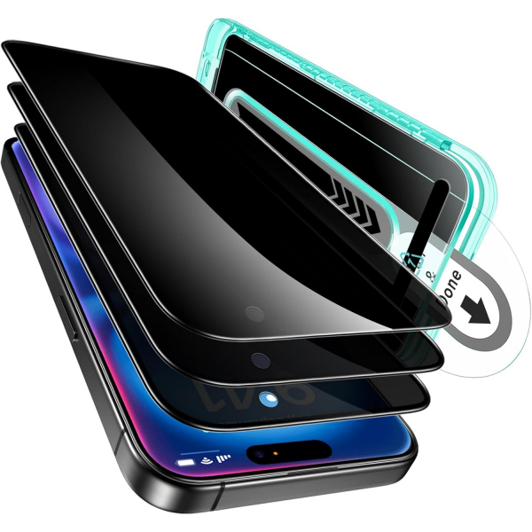 ESR iPhone 16/15 Privacy Cam Ekran Koruyucu (3 Adet)