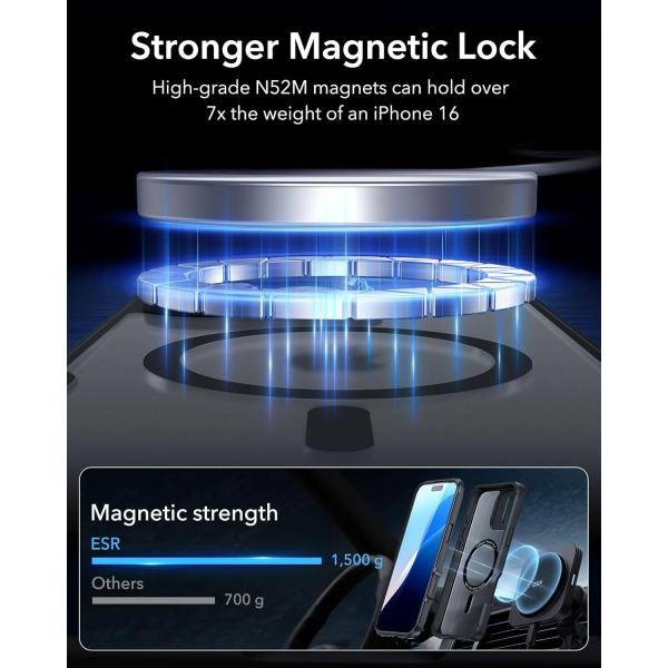 ESR Apple iPhone 16 Plus Armor Tam Korumal Klf-Frosted Black