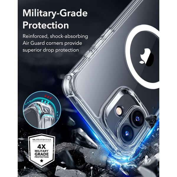 ESR Apple iPhone 16 Armor Tam Korumal Klf-Armor Clear 