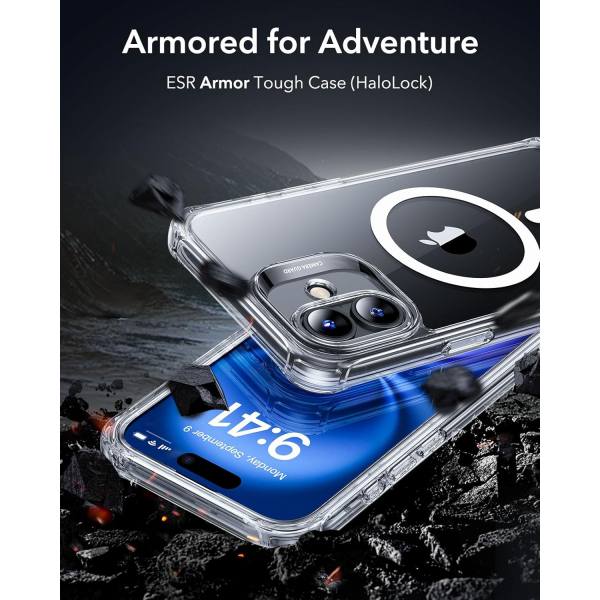 ESR Apple iPhone 16 Armor Tam Korumal Klf-Armor Clear 