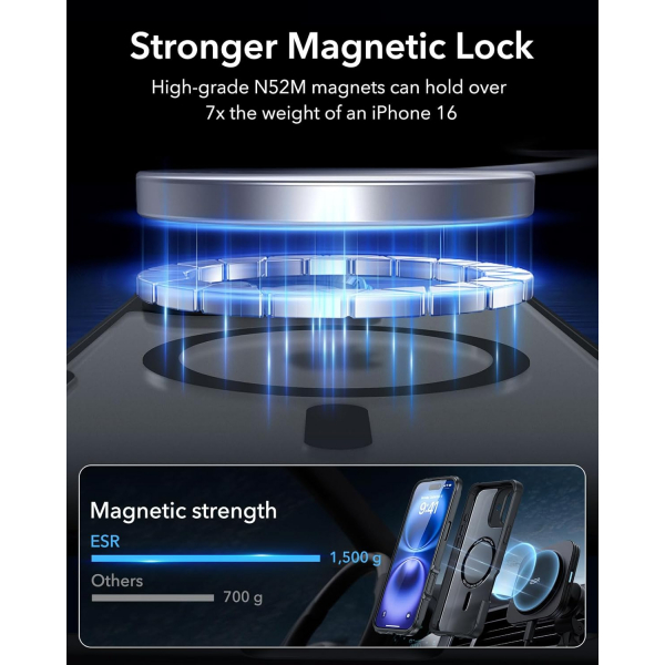 ESR Apple iPhone 16 Armor Tam Korumal Klf-Armor Frosted Black 