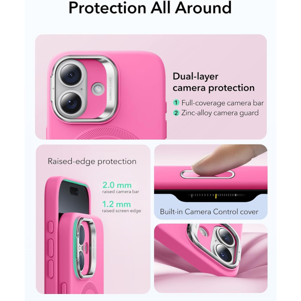 ESR Apple iPhone 17 Cloud Klf -Rosy Pink