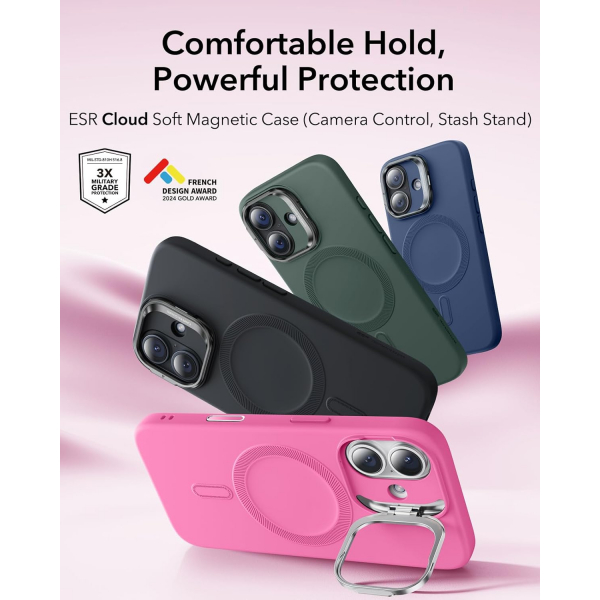 ESR Apple iPhone 17 Cloud Klf -Rosy Pink