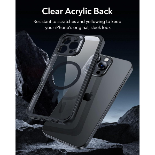 ESR Apple iPhone 16 Pro Armor Tam Korumal Klf-Clear Black