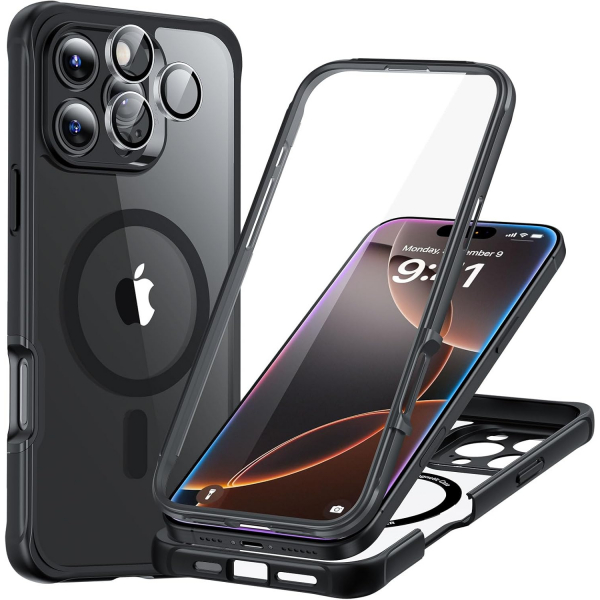 ESR Apple iPhone 16 Pro Armor Tam Korumal Klf-Clear Black