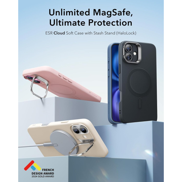 ESR Apple iPhone 16 Cloud Klf -Pink