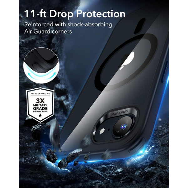 ESR Apple iPhone 16e Hybrid Klf -Black
