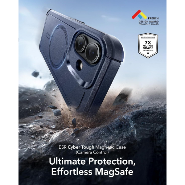 ESR Apple iPhone 17 Cyber MagSafe Klf -Cyber Navy Blue