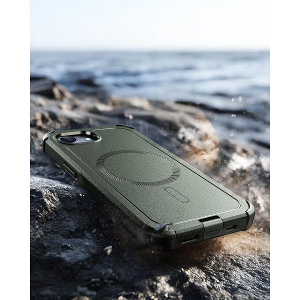 ESR Apple iPhone 16e Cyber MagSafe K�l�f -Green