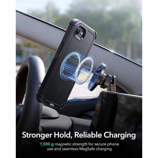 ESR Apple iPhone 16e Cyber MagSafe K�l�f -Black