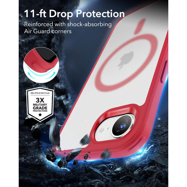 ESR Apple iPhone 16e Hybrid Klf -Red
