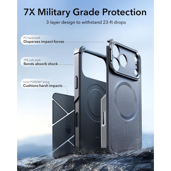 ESR Apple iPhone 17 Pro Cyber Klf -Grey