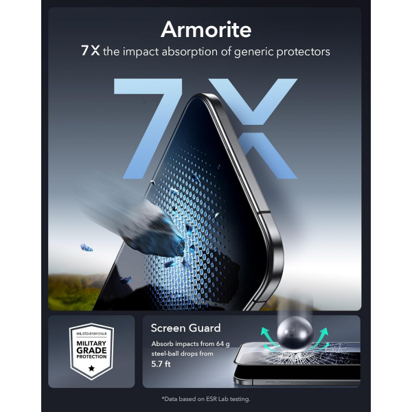 ESR Apple iPhone 17 Air Armorite Ekran Koruyucu(3Adet)