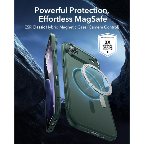 ESR Apple iPhone 17 Air Hybrid Klf-Frosted Green 