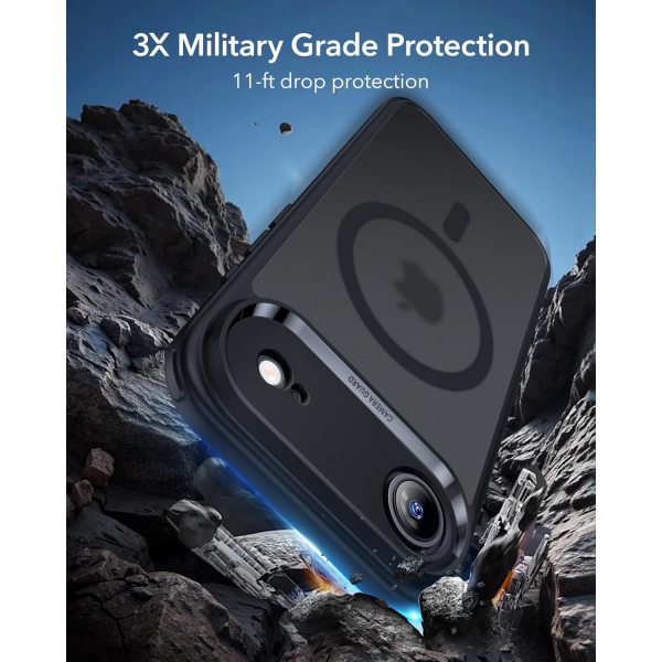 ESR Apple iPhone 17 Air Hybrid Klf-Frosted Black 